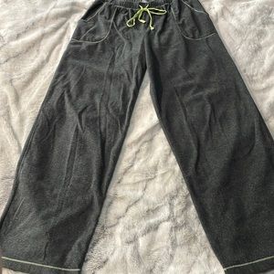 Soft Green and Gray KOMAR Pajama Pants size M